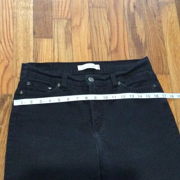 Levi's Black Perfectly Slimming Bootcut 512 Jeans Size 12 - Picture 10 of 16